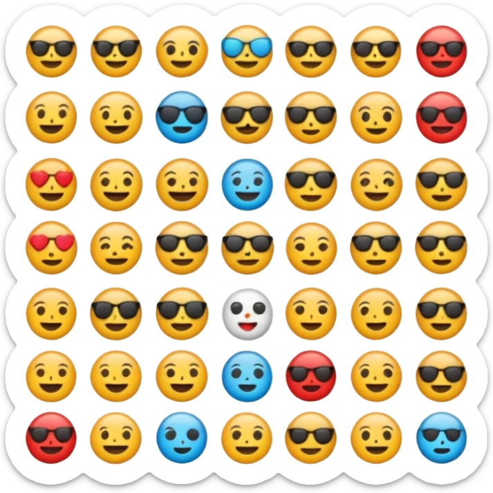 emoji de ofrecer los servicios de una manera inteligente y organizada sticker