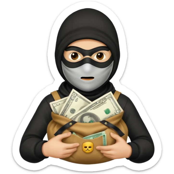 Robber sticker