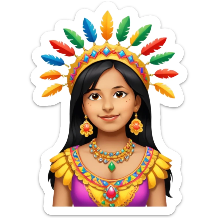Colorful Parade Participant sticker