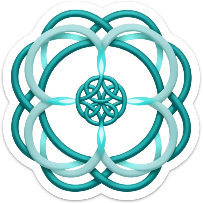 An emoji for mental wellness, calming, mystical for Reclaim.  Not a person, an object or symbol. something along the lines of recycle, reuse, RECLAIM. Make it lean on the mystical side sticker