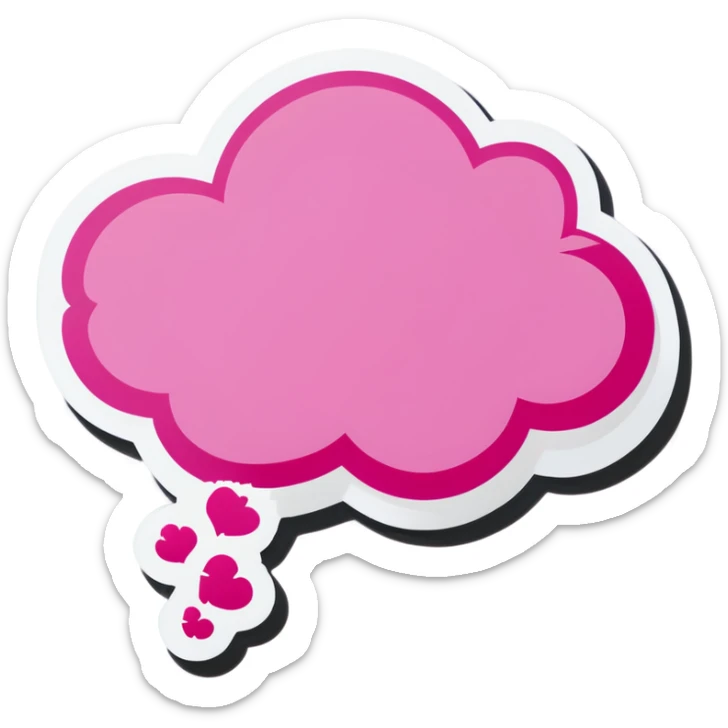 Pink sticker
