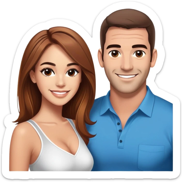 Lewis Howes and Yanet Garcia vs JetSetFly and Tefi INTERNET CELEBRITY BATTLE NOVIO DE MEXICO sticker