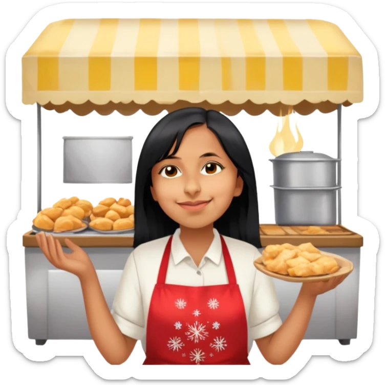 Street Food Vendor sticker