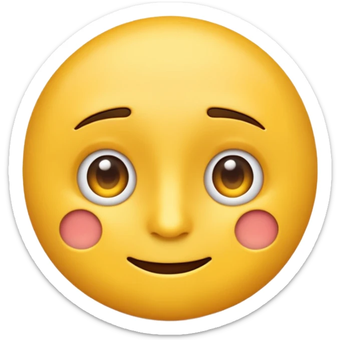 simple yellow style emoji for a  personas  "I want my wishlist...!”, - older, demanding, well connected, likes detail, and difference
Convinced over time and well read
 sticker