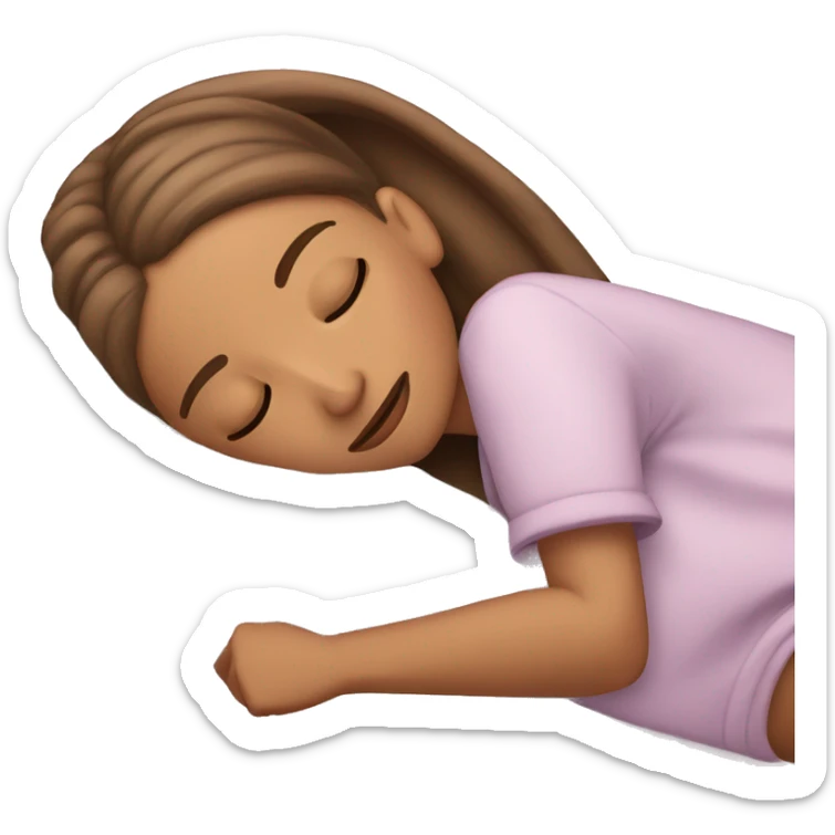 Ariana Grande sleeping sticker