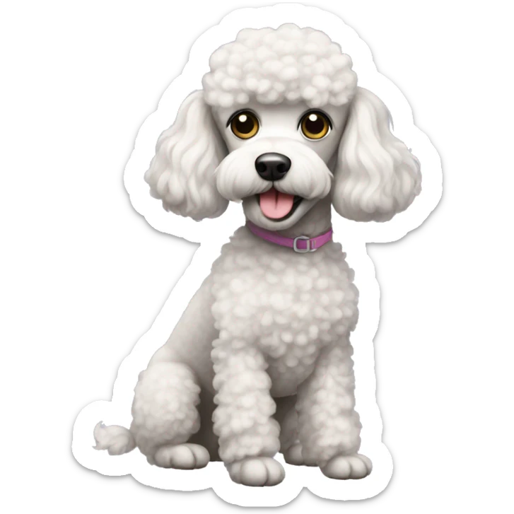 Poodle  sticker