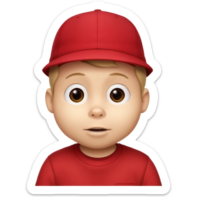 CHIPMUNK ALVIN FROM ALVIN AND THE CHIPMUNKS WITH RED SHIRT AND RED HAT VERY SKINNY AND MALNOURISHED. SKINNY THIN BODY sticker