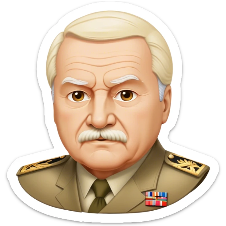 Cinematic Realistic Lech Wa≈Çƒôsa Pop Culture Emoji, depicted with a resolute, charismatic portrayal of the iconic leader rendered with lifelike detail and inspiring, dynamic lighting. sticker