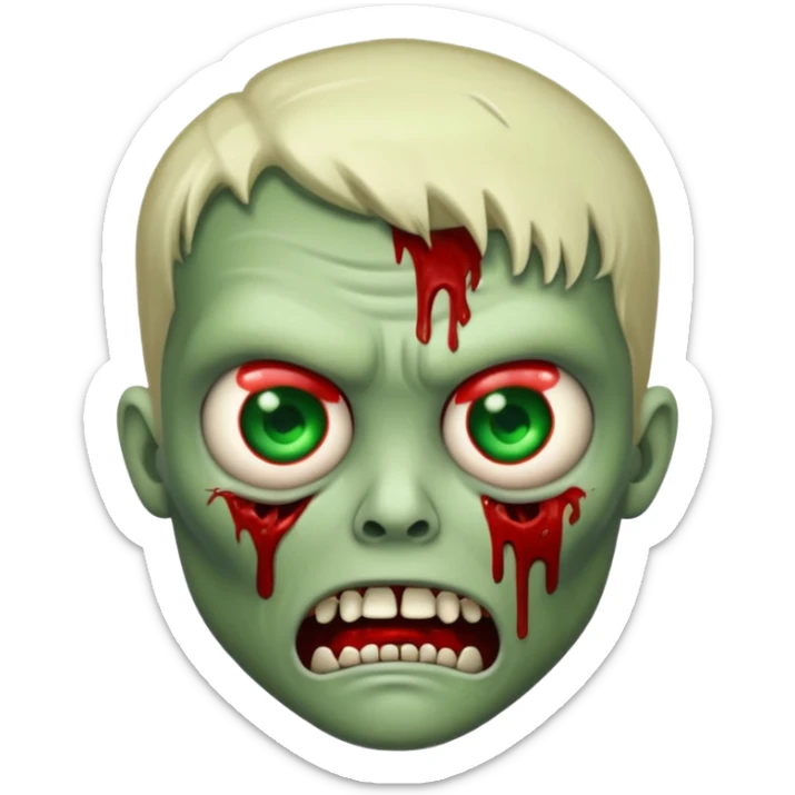 Zombie Memoji sticker