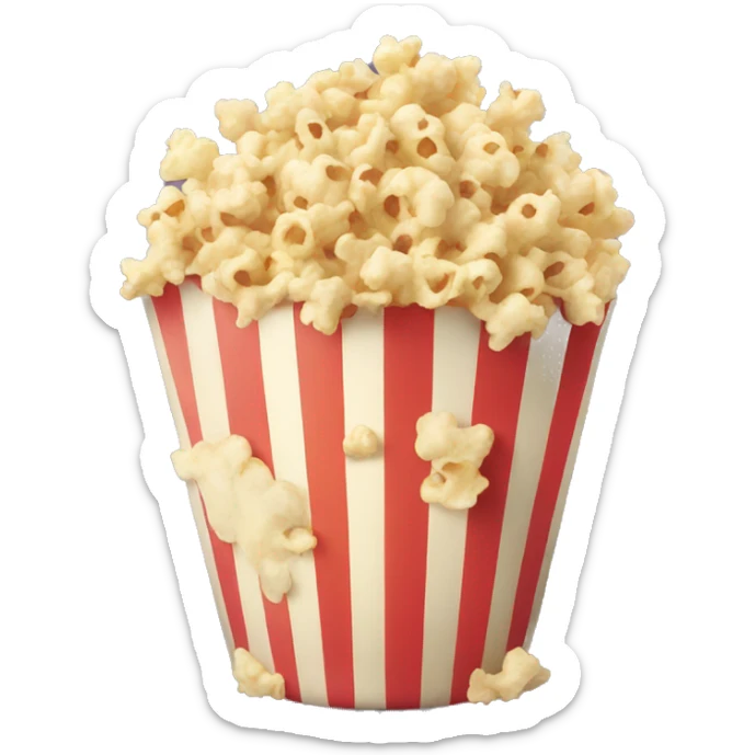 Popcorn sticker