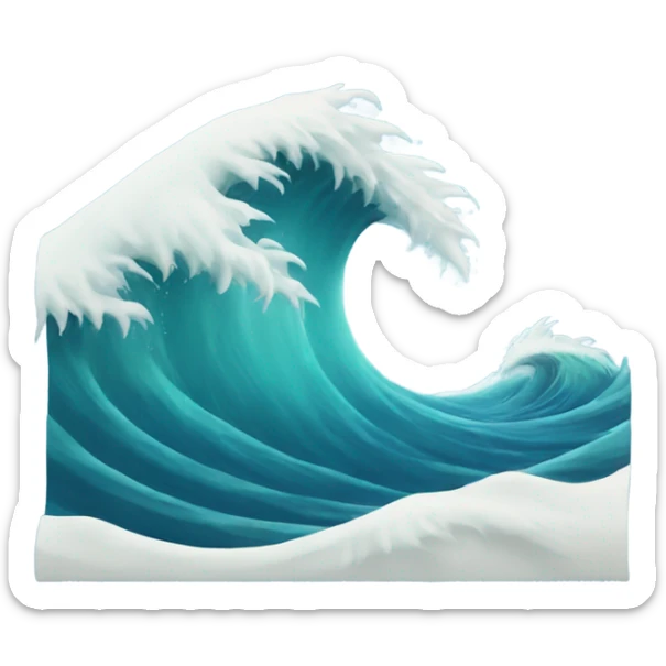 Wave  sticker