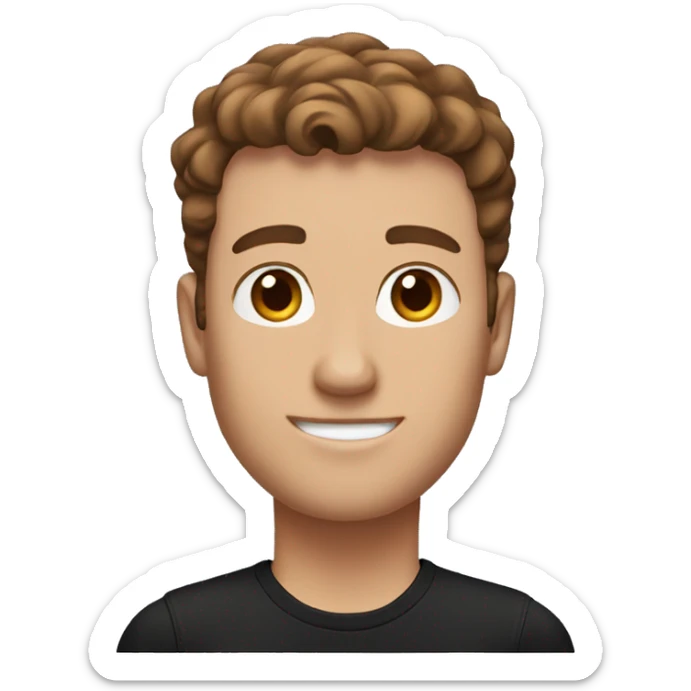 tall guy with brown hair with black shorts and a black fedex shirt sticker