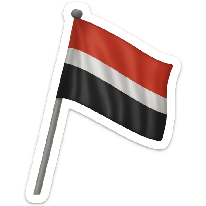 Flag emoji of the nation that occupied the territories of modern day germany in 1939 sticker