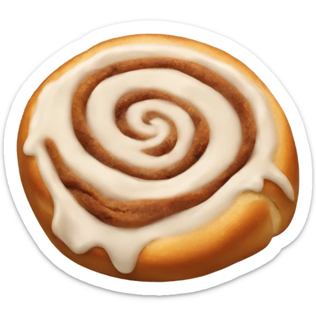 Cinnamon roll sticker