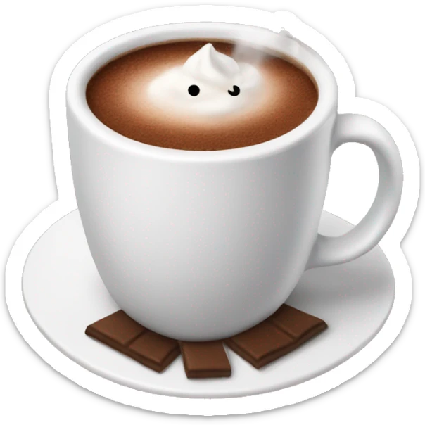 Hot coco sticker