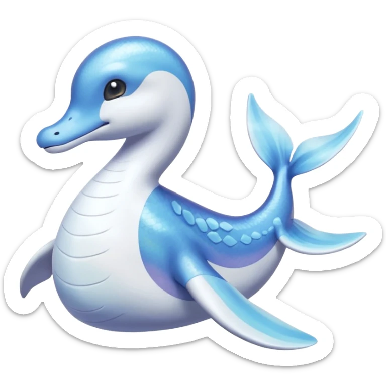 Palkia-Cresselia-Dewgong-Lapras-Amaura-Primarina-Fakémon-creature-hybrid sticker