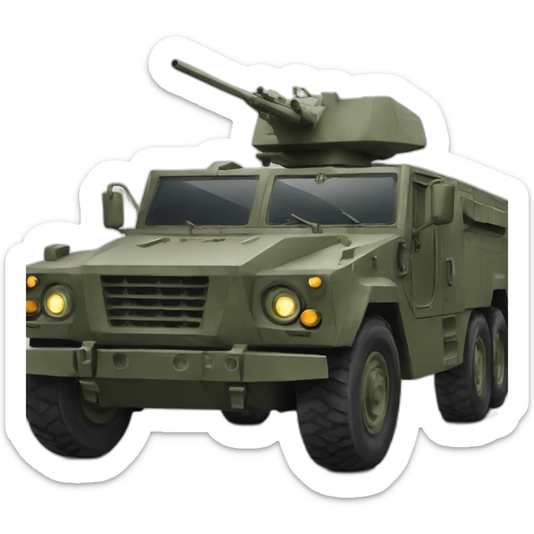 military car sticker