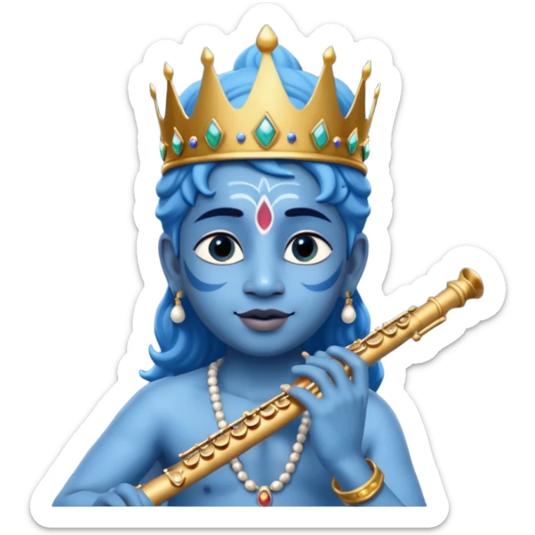 Krishna sticker