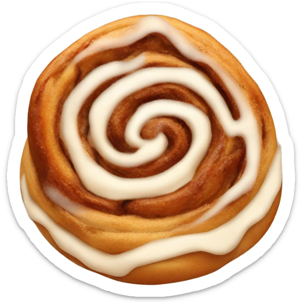 Cinnamon roll sticker