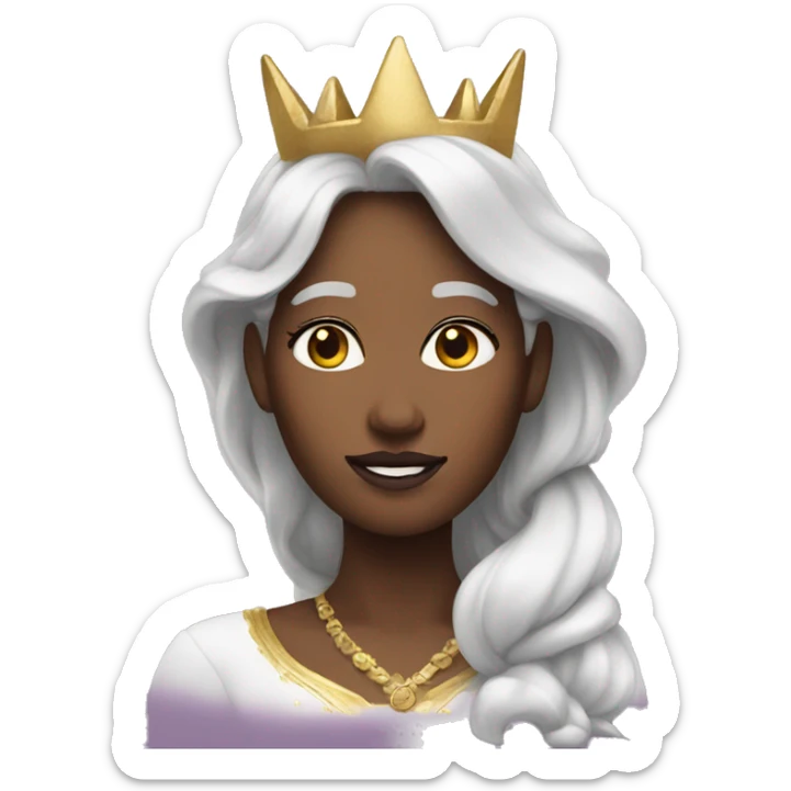 unicorn queen sticker