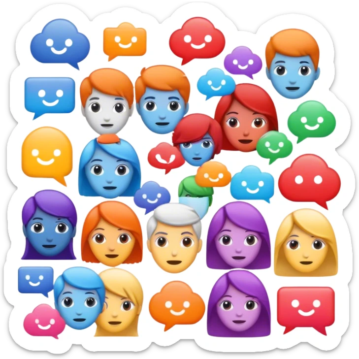 Can you please make a set of icons for the incoming leads and for the users place holders? The incoming leads should be some "crazy" icons with different colors. Regarding the users, same profile pic with different background color. sticker