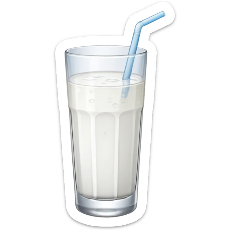 Full glass of raki, the drink is white, the glass is thin and tall, photo realistic sticker