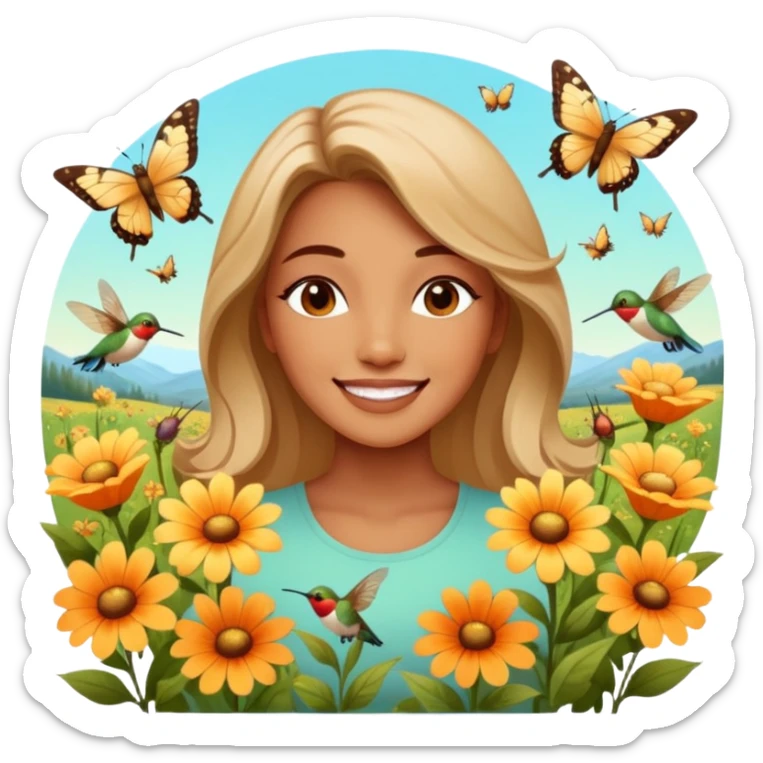 La la mañana se alegra entre flores y praderas ve avanzar mariposa bella y majestuosa entr e colibrís y la abeja polinizando y Disfrutando del néctar de su 🍯https://imgproxy.attic.sh/insecure/f:png/plain/https://attic.sh/wcijgsnuznmk366evsyui4lwg8hu sticker