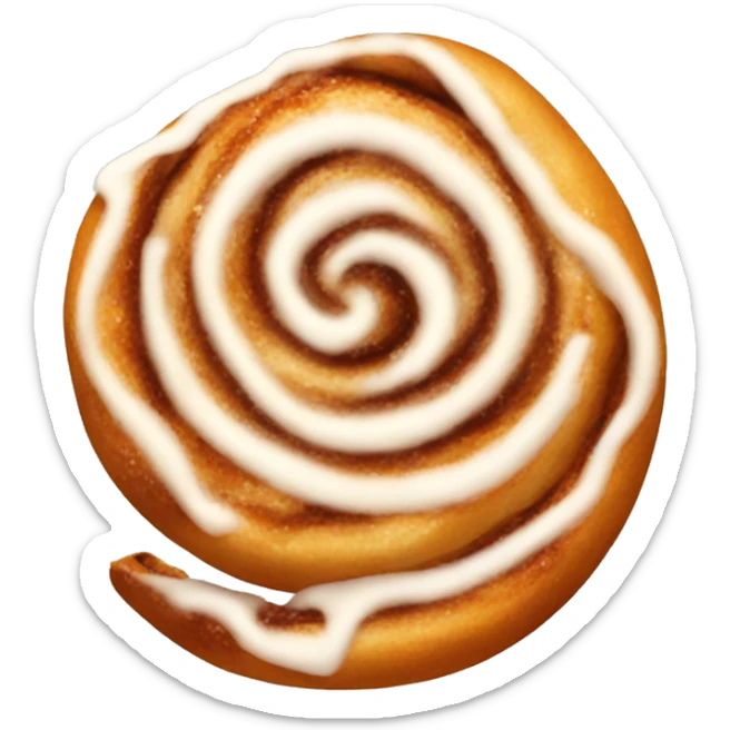 Cinnamon roll sticker