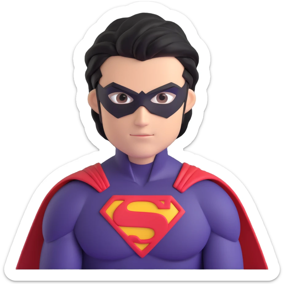Hair hero sticker