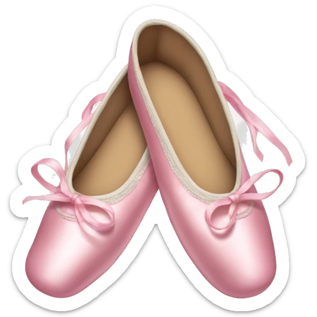 Ballet shoes sticker