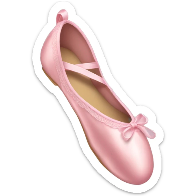 Ballet shoes sticker