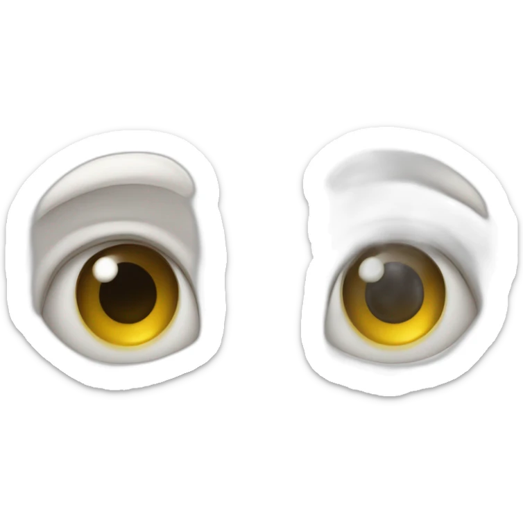 Gêmeos um branco de olhos castanhos e um moreno de olhos negros, 2 anos e 6 meses sticker