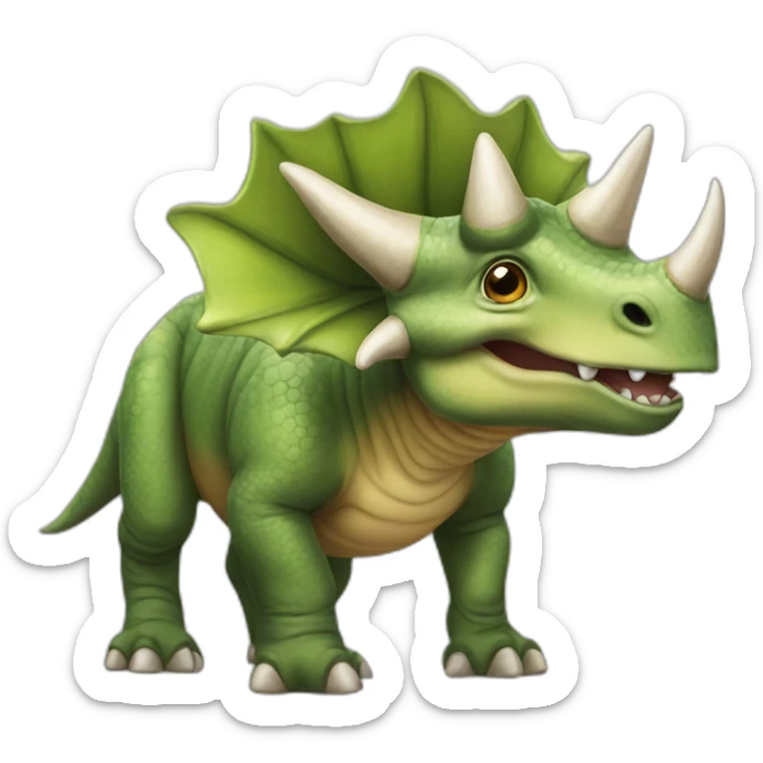 Triceratops sticker