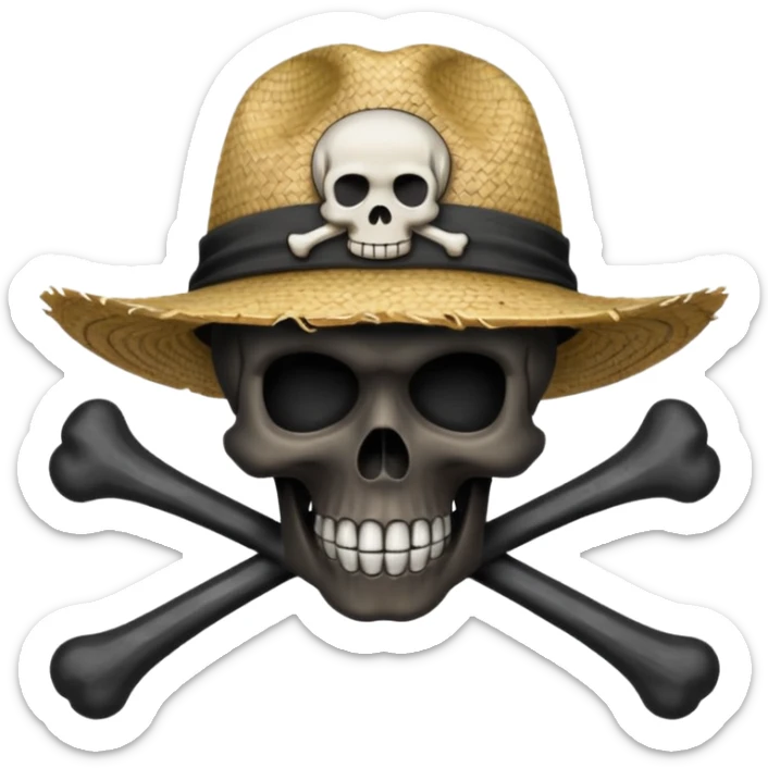can u put the flag of the straw hats crew from one piece sticker