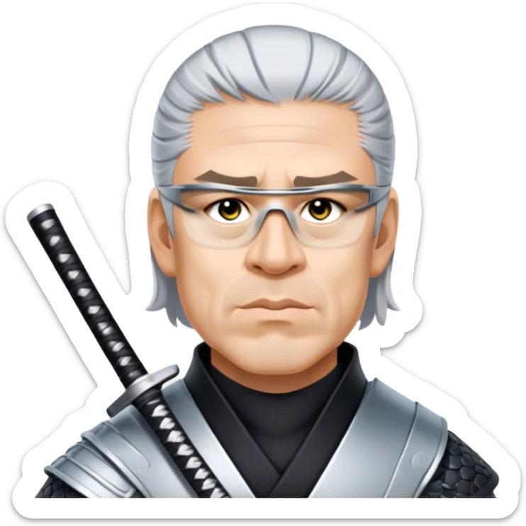 Modern Samurai sticker