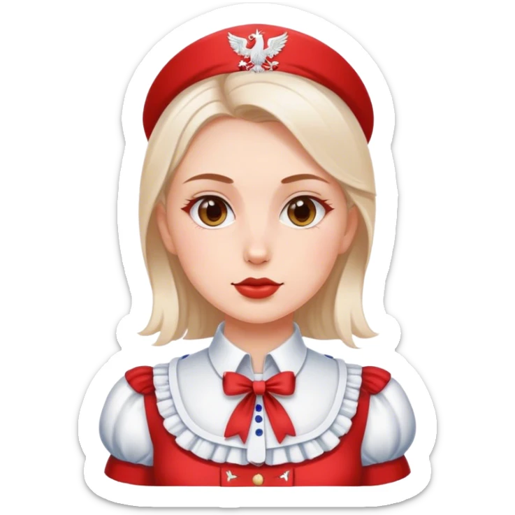 nationalist nationalist nationalist patriot patriot polish woman  sticker