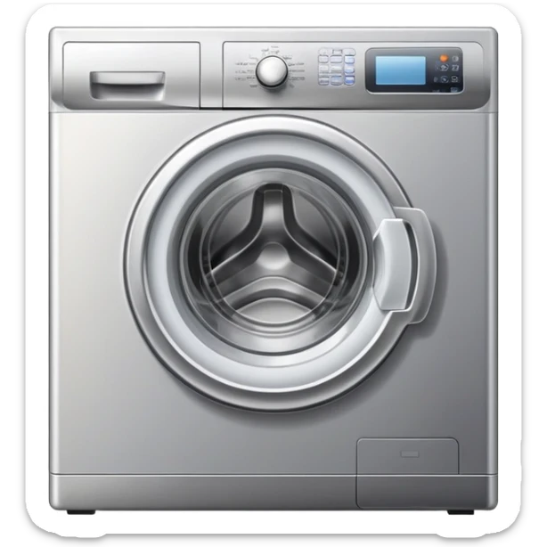 Washing machine sticker