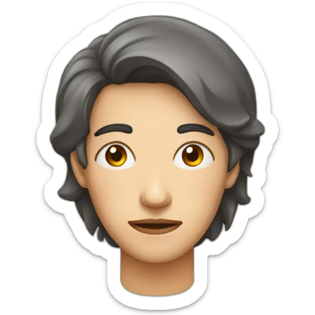 tired-person-who-just-woke-up-exhausted-with-bags-under-eyes sticker