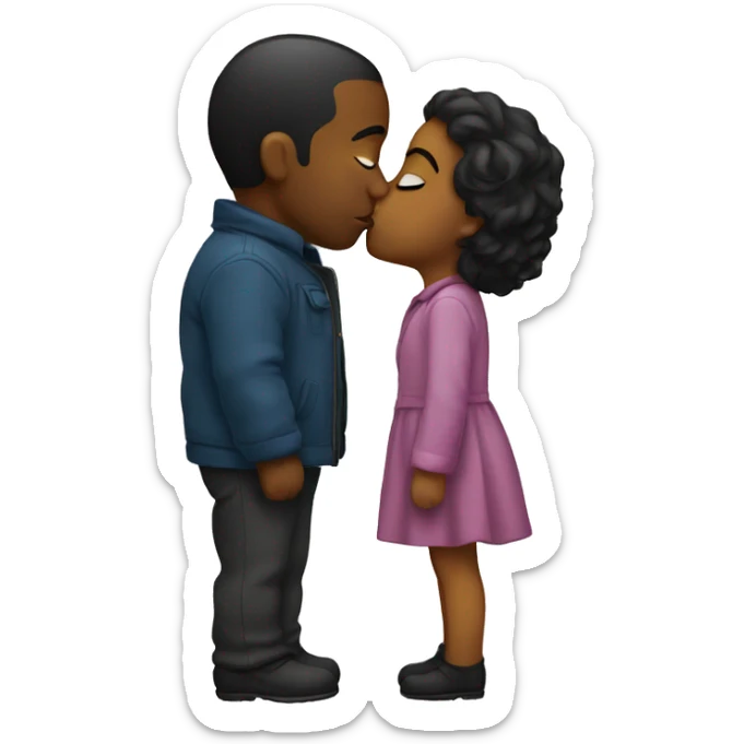 Kissing  sticker