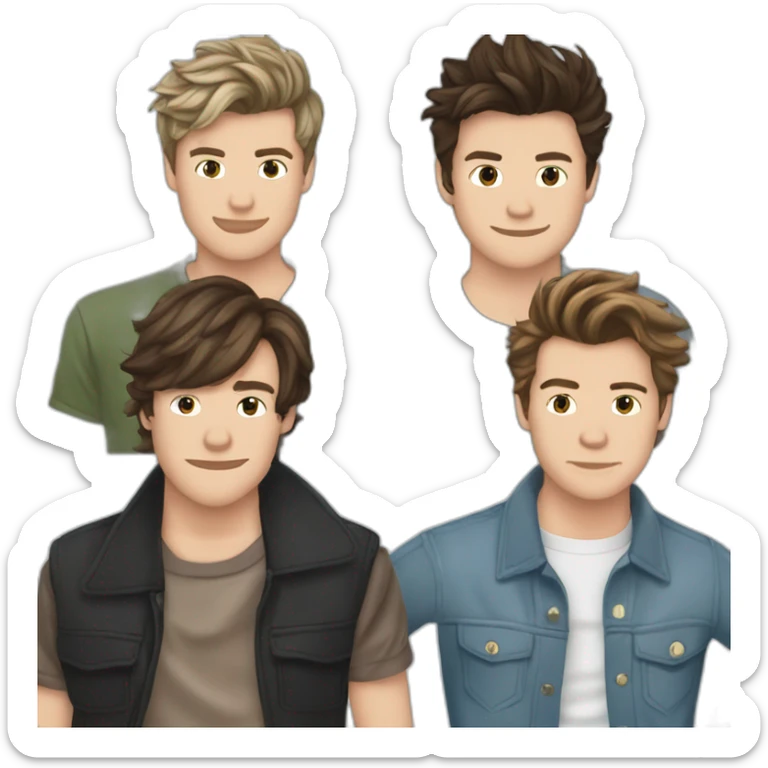 liam payne, louis tomlinson, harry styles, niall horan, zayn malik sticker