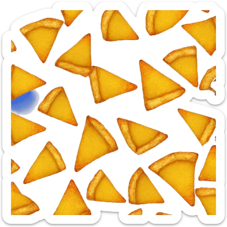 un sachet de Doritos qui porte des chaussures jaunes sticker