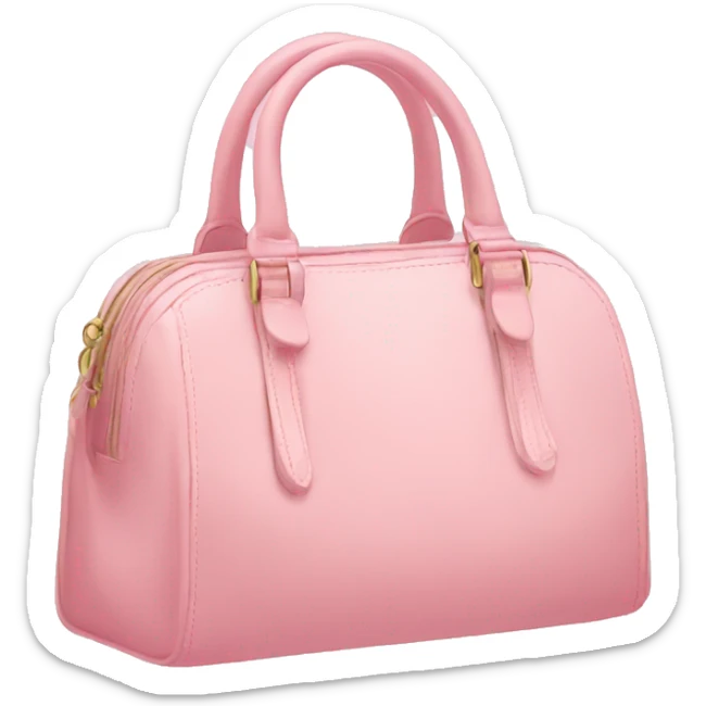 Pastel Pink purse sticker