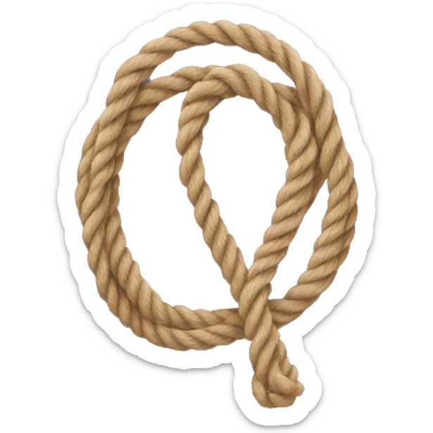 Rope sticker