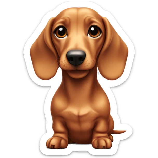 Dachshund Pretty￼ sticker