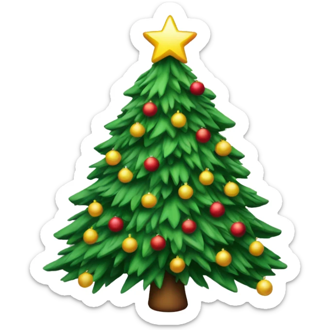  christmas tree  sticker