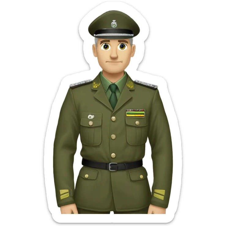 bundeswehr feldbluse von leo köhler gmbh in oliv langarm sticker