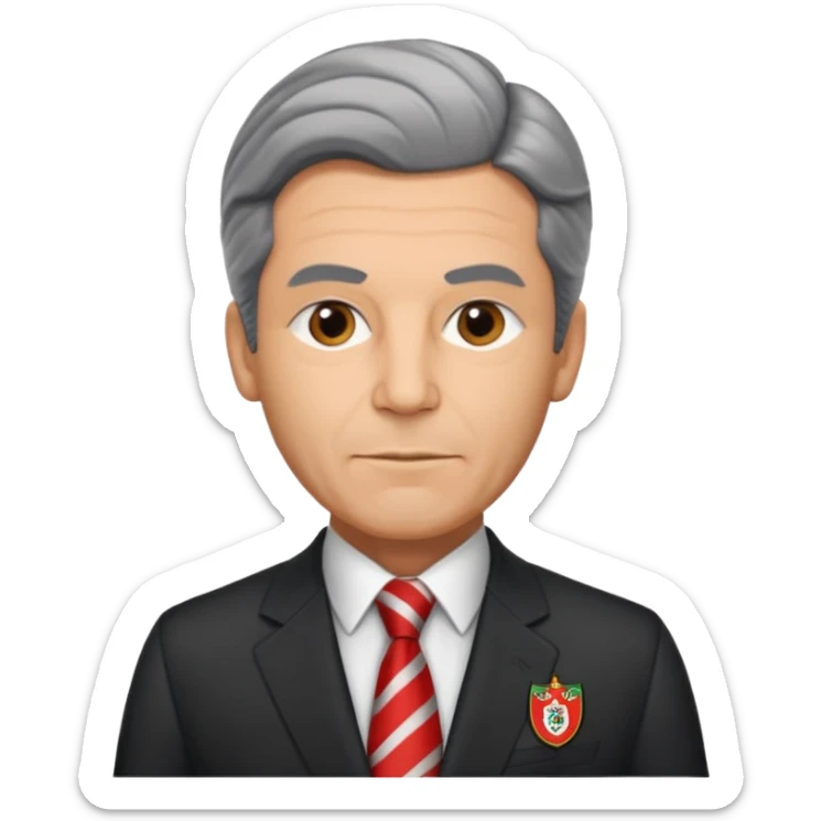 Luís Filipe Vieira, former president of the Portuguese football club Benfica sticker