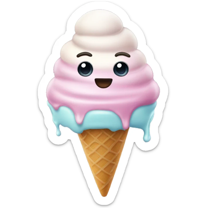 Ice cream sticker