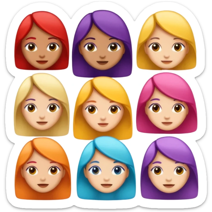 Stickers de chicas  sticker