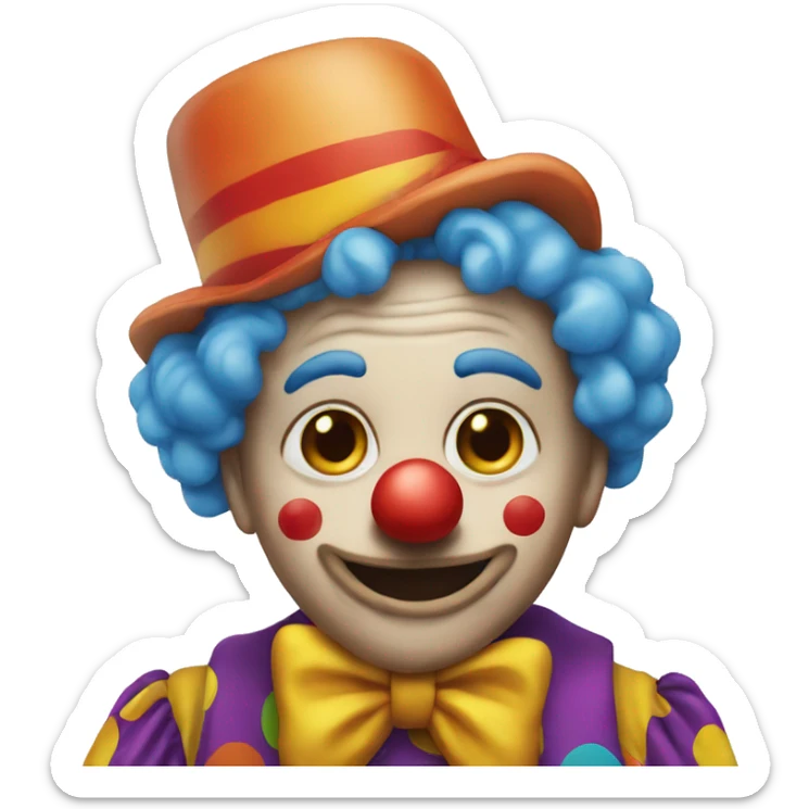 clown sticker